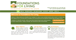 Desktop Screenshot of foundationsforliving.net